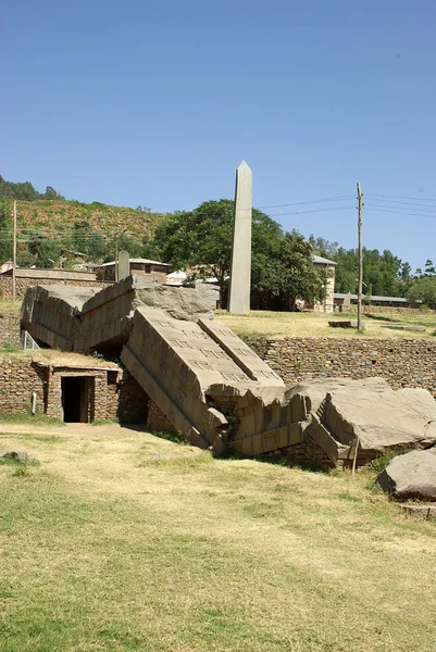 Steles in Ethiopia — Stock Photo, Image