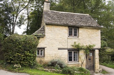 Limestone cottage bibury cotswalds uk clipart