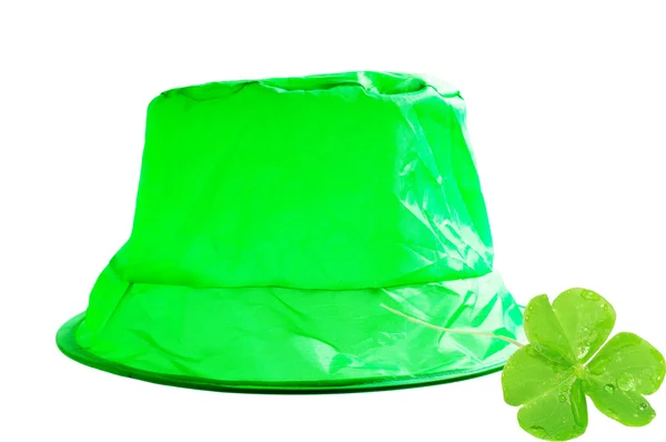顶绿色的帽子 — 图库照片