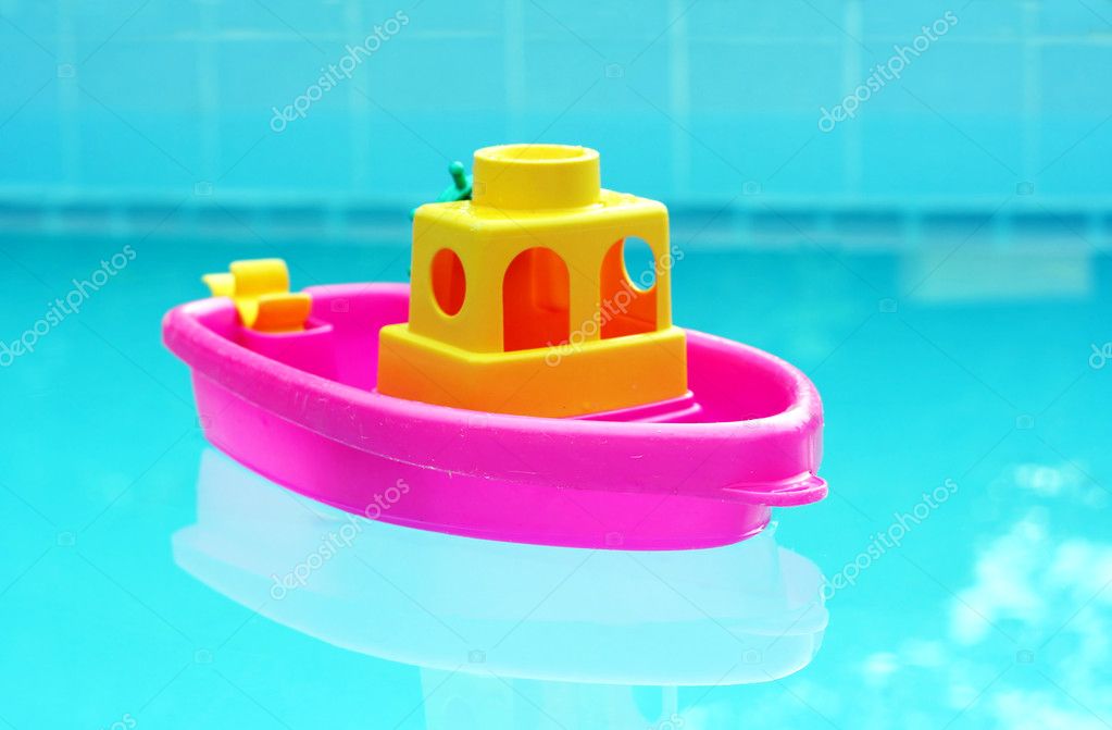 small toy boat