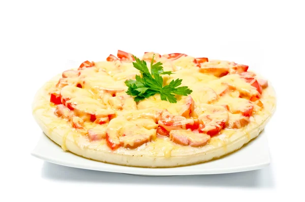 stock image Small cheese pizza