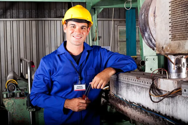 Técnico mecânico industrial — Fotografia de Stock