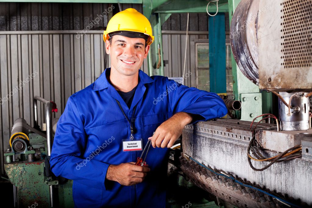 Industrial mechanical technician — Stock Photo © michaeljung #10229637