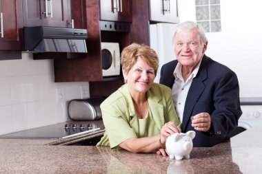 Saving for retirement clipart