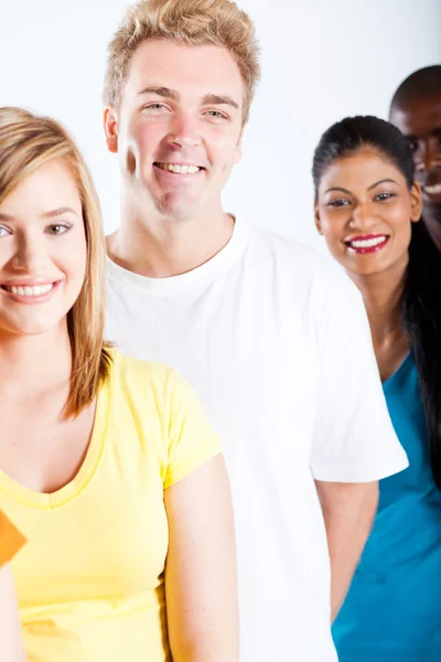 Group of multicultural college students — Stock Photo, Image