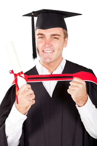 Heureux diplômé masculin — Photo