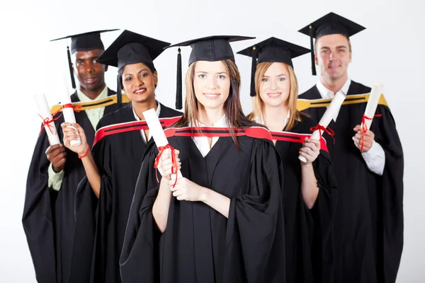 Group of international graduates — Stock Photo, Image