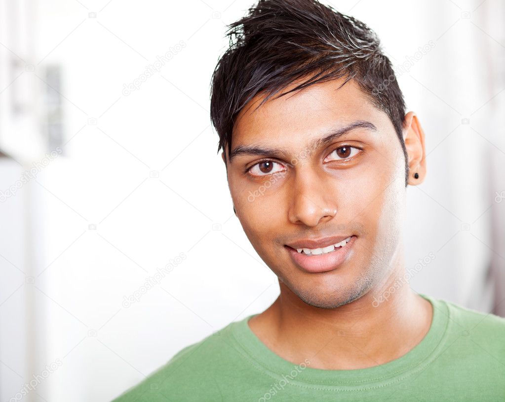 Handsome young indian man