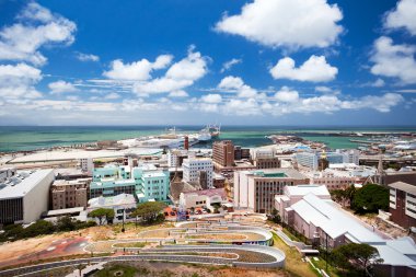 Cityscape of Port Elizabeth clipart