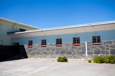 Former maxmium security prison in Robben Island clipart