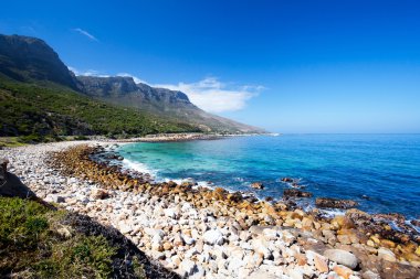 Hout bay beach, south africa clipart