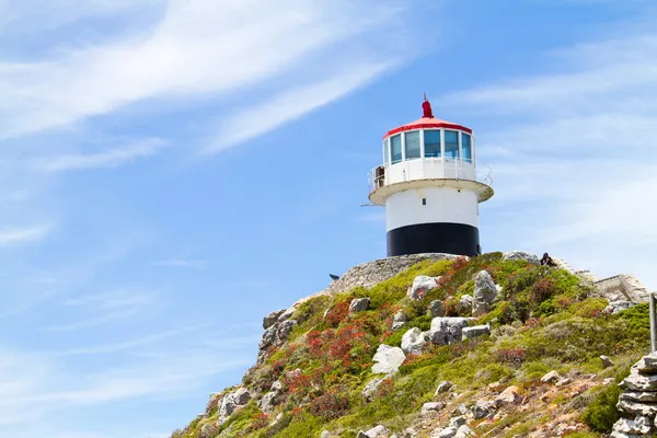 Lighthouse on cape point, south africa — Stock Photo, Image