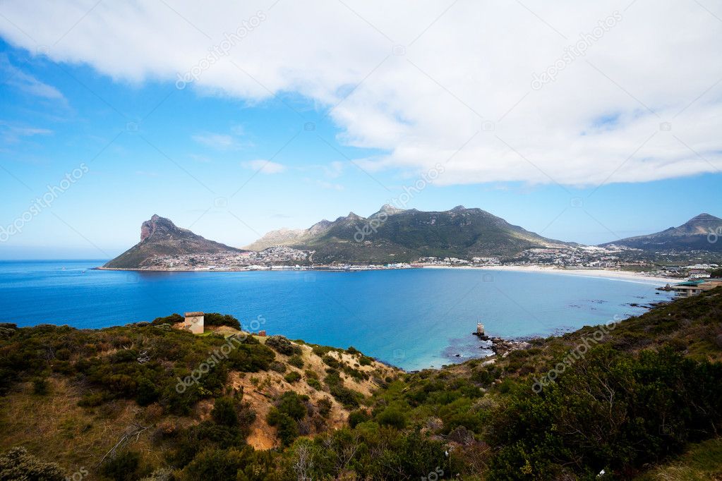 Overall view of hout bay, south africa