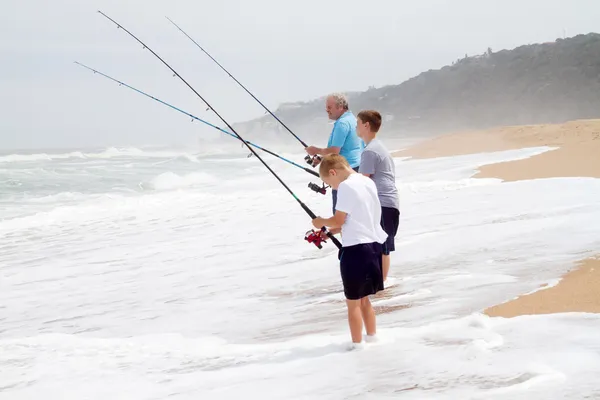 Pesca de playa —  Fotos de Stock