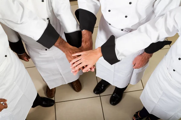 Trabalho de equipa dos chefs — Fotografia de Stock