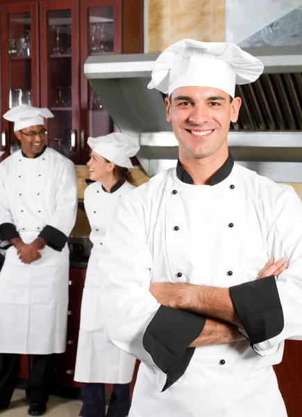 Professionele chef-kok portret — Stockfoto