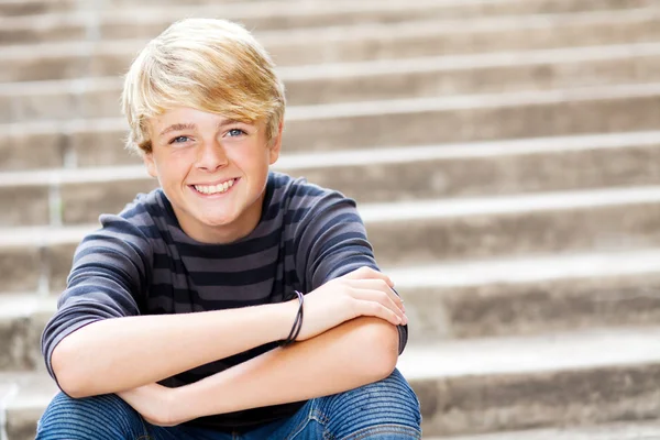 Cute teen boy — Stock Photo, Image