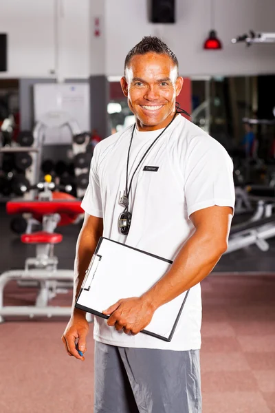 Gym instructor — Stock Photo, Image