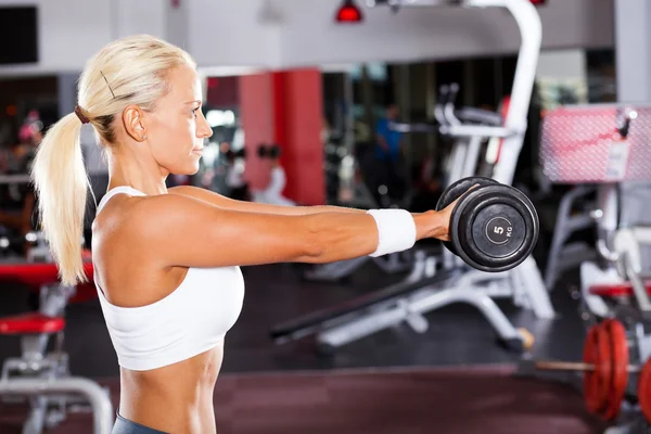 Fit woman doing workout — Stock Photo, Image