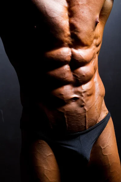 Bodybuilder Bauch — Stockfoto
