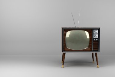 ahşap kaplama vintage tv
