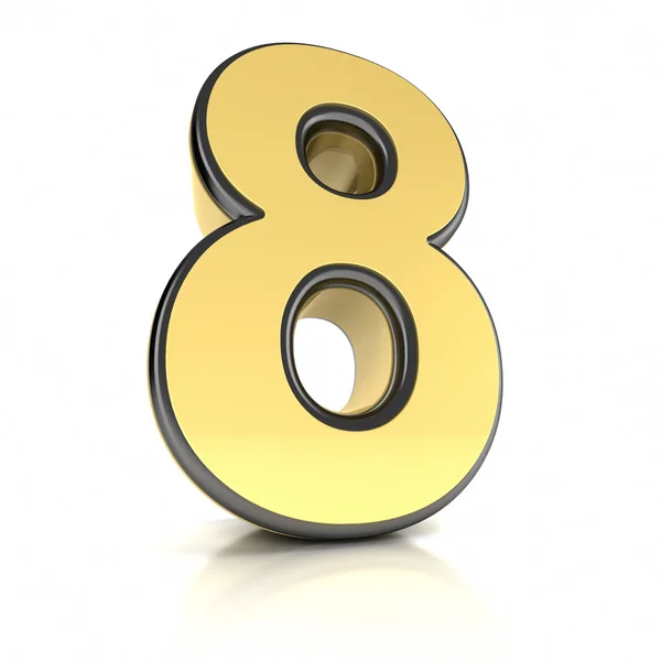 Numer osiem — Zdjęcie stockowe
