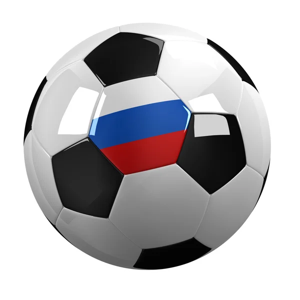Rusko fotbalový míč — Stock fotografie