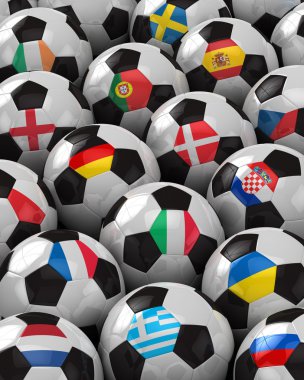 European Soccer 2012 clipart