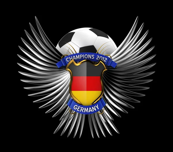 Germany Soccer Ball — Stock Photo, Image