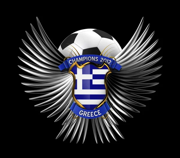 Piłka nożna Grecja — Zdjęcie stockowe