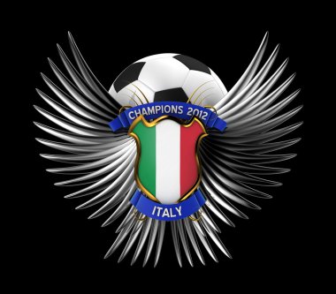 Italy Soccer Ball clipart