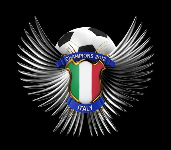 Італія футбольний м'яч — стокове фото
