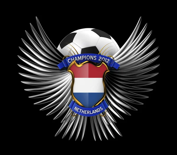 Netherlands Soccer Ball — Stock Photo, Image