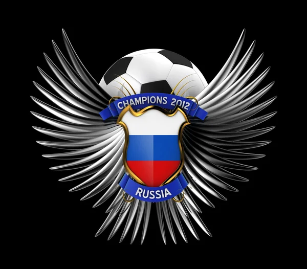 Футбольный мяч России — стоковое фото