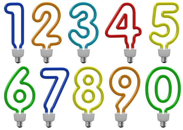 Set of numbers — Stock Photo, Image