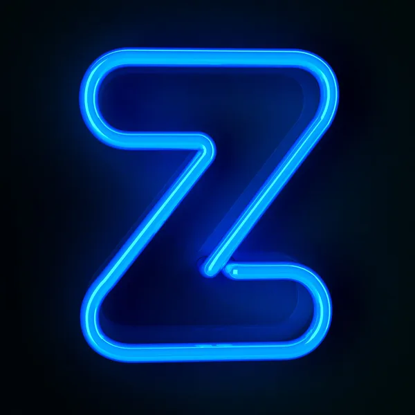 Neon znak litera x — Zdjęcie stockowe