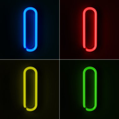 Neon işareti ı harfi