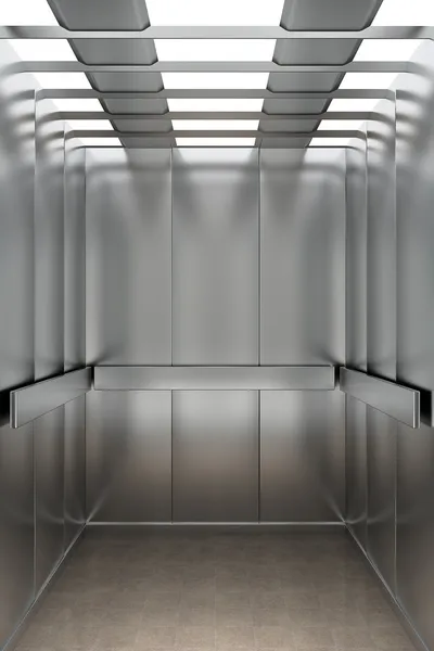 Внутри лифта — стоковое фото