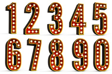 Numbers Set clipart