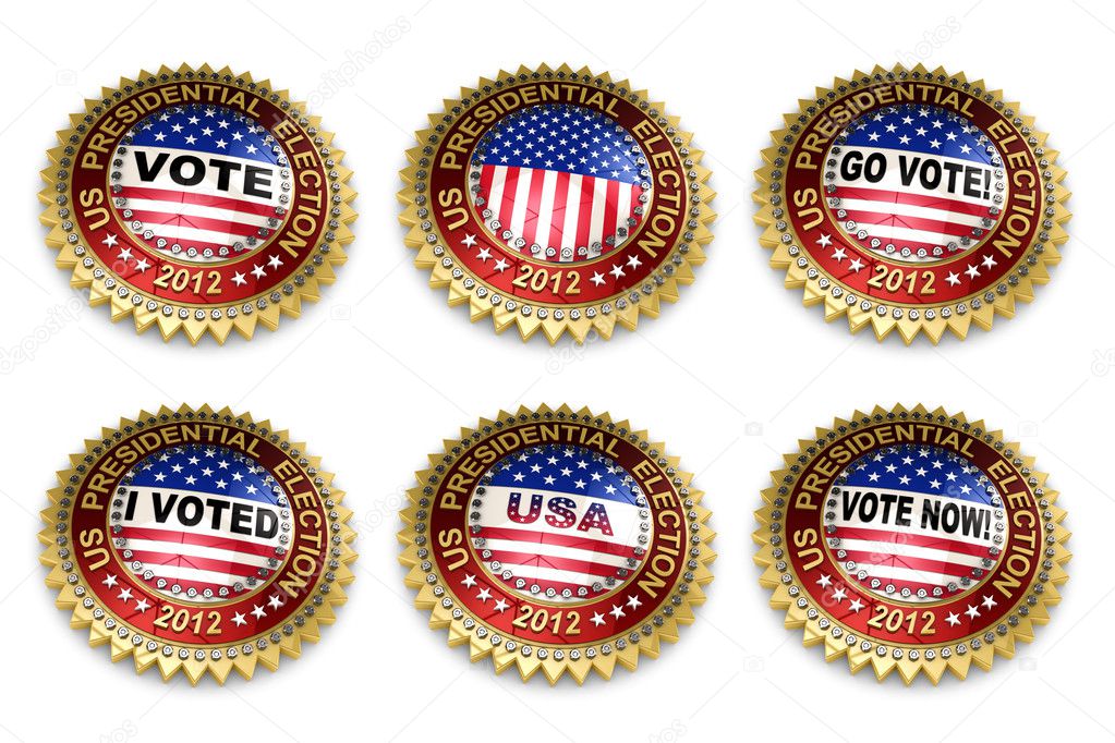 Presidential Election 2012 Buttons