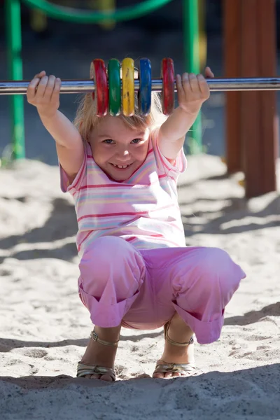 Cute girl having fun. — Stock Photo, Image