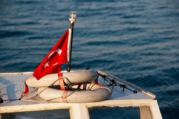 Turkish flag. — Stock Photo, Image