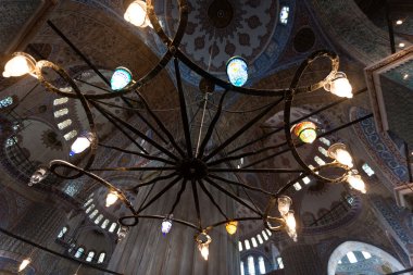 Sultanahmet Camii iç / Istanbul, Türkiye