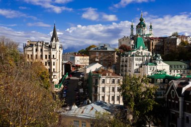 St. Andrew`s Church, Kiev, Ukraine clipart