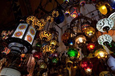 Turkish lanterns. clipart