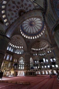 Sultanahmet Camii iç / Istanbul, Türkiye