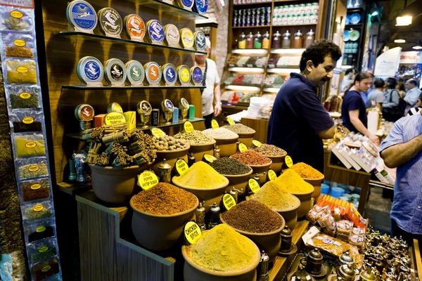 香料市场-伊斯坦布尔 — 图库照片