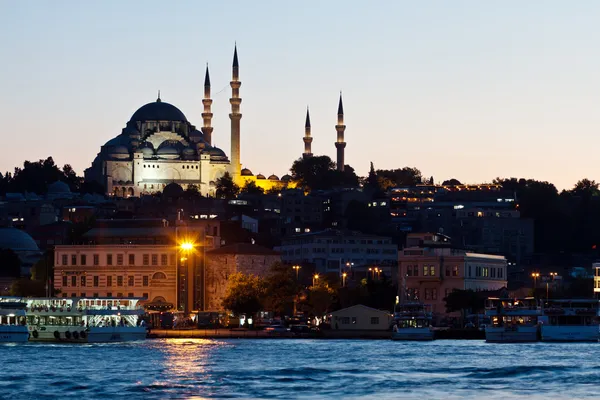 Noite Istambul . — Fotografia de Stock