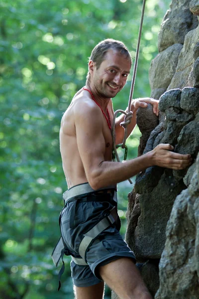Rock-Climber — Stock fotografie