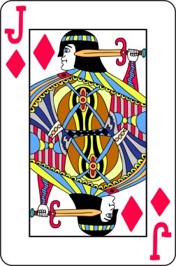 Jack playing card clipart